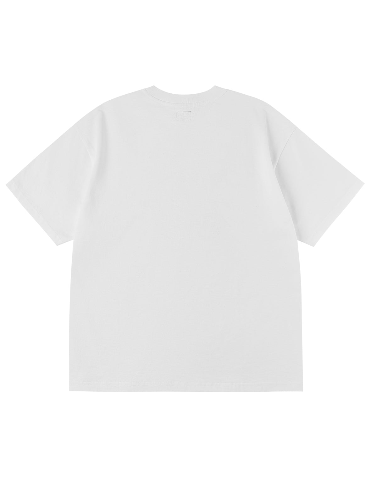 ポーカーエースとフロックドスター Tシャツ - ホワイト